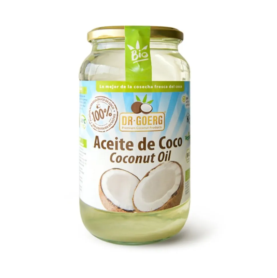 Aceite de coco virgen ecológico, 1000 ml - Dr Goerg