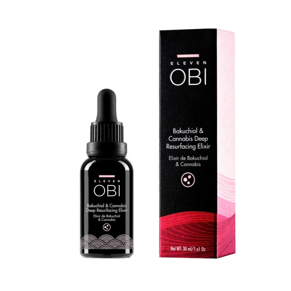Aceite facial "Elixir de Bakuchiol y Cannabis", reafirmante - Eleven Obi
