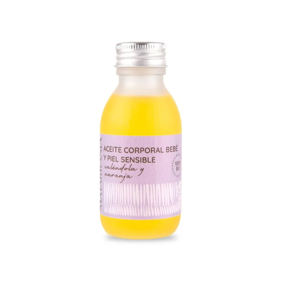 Aceite hidratante corporal suave bebé y piel sensible