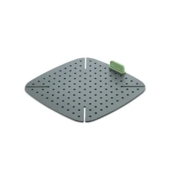 Alfombrilla de silicona platino para freidora de aire reutilizable - Lekue