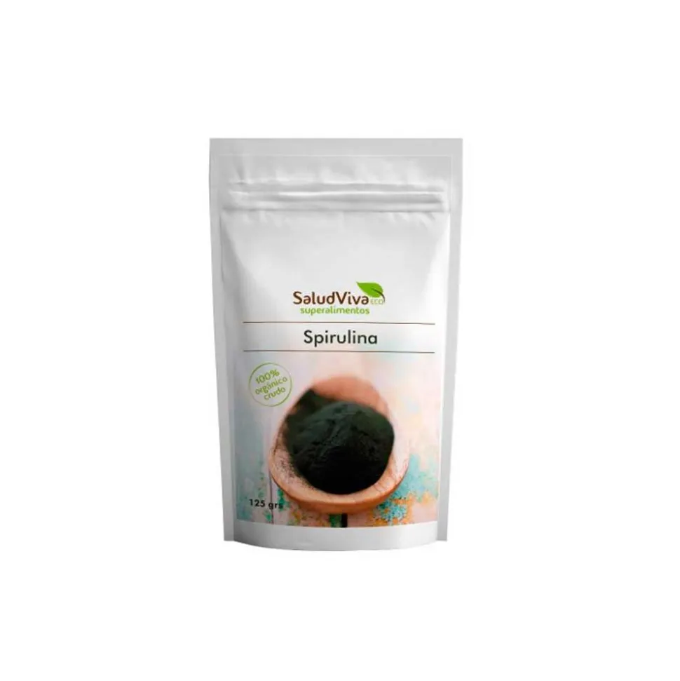 Alga espirulina en polvo, ecológica, 65% proteína - Salud Viva
