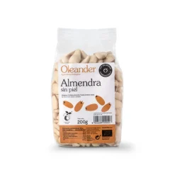 Almendras crudas sin piel ecológicas, 200 g - Oleander