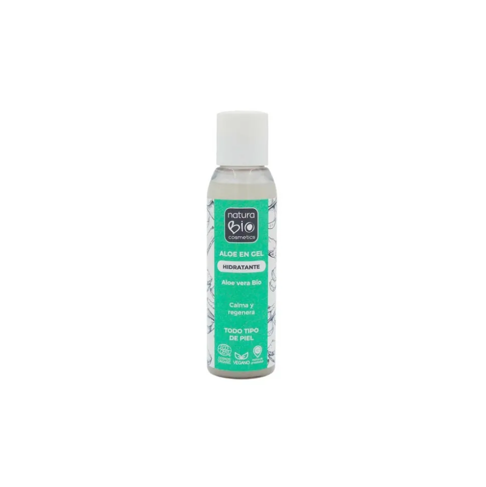 Aloe vera en gel, ecológico, 100 ml - NaturaBio Cosmetics