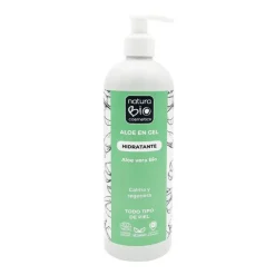 Aloe vera en gel, ecológico, 500 ml - NaturaBio Cosmetics