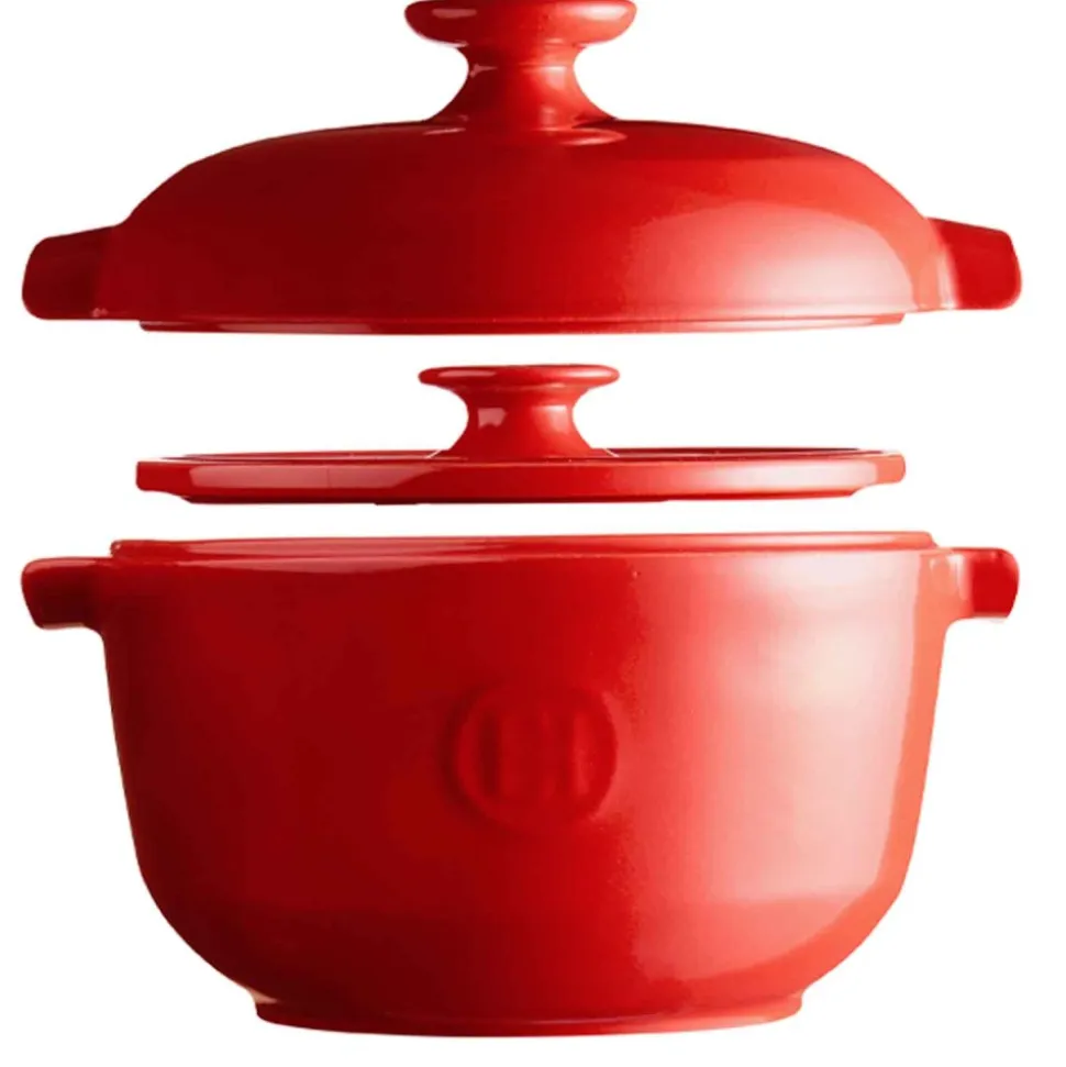 Arrocera de cerámica 20,5 cm roja - Emile Henry