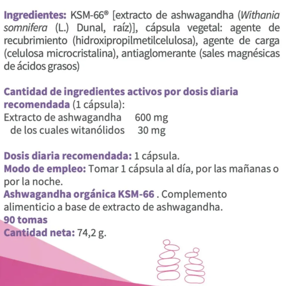Ashwagandha, 90 cápsulas - OFM