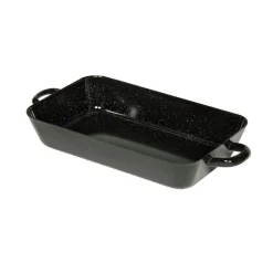 Bandeja de acero esmaltada para horno con asas, 1,7 litros - Riess