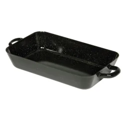 Bandeja de acero esmaltada para horno con asas, 2,7 litros - Riess