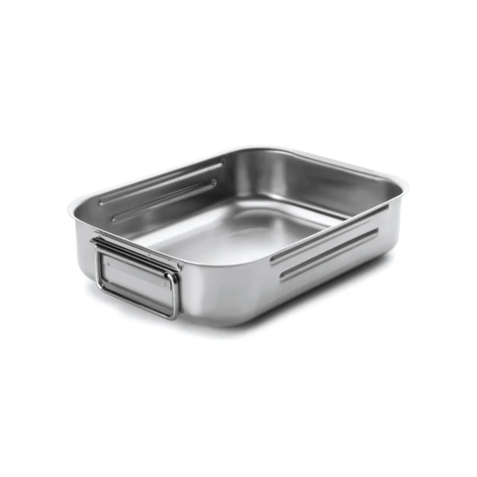 Bandeja de acero inoxidable para horno con asas, 30 cm - Lacor