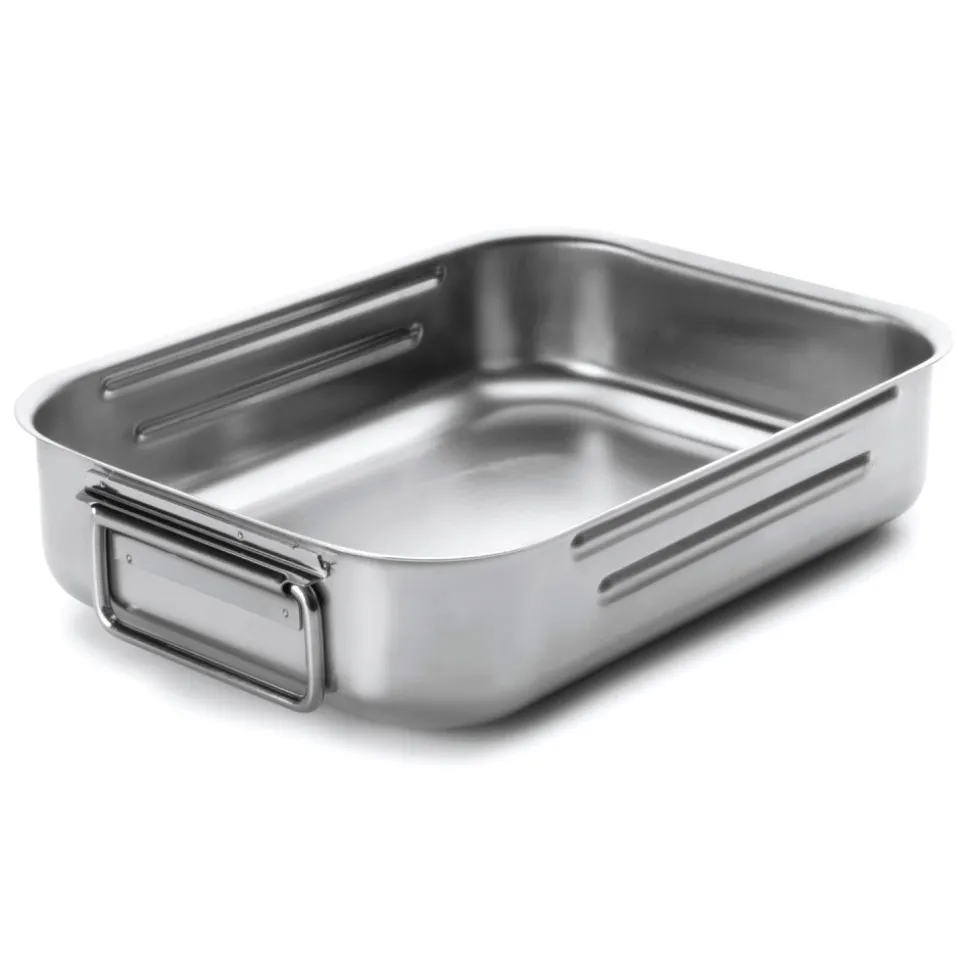Bandeja de acero inoxidable para horno con asas, 45 cm - Lacor