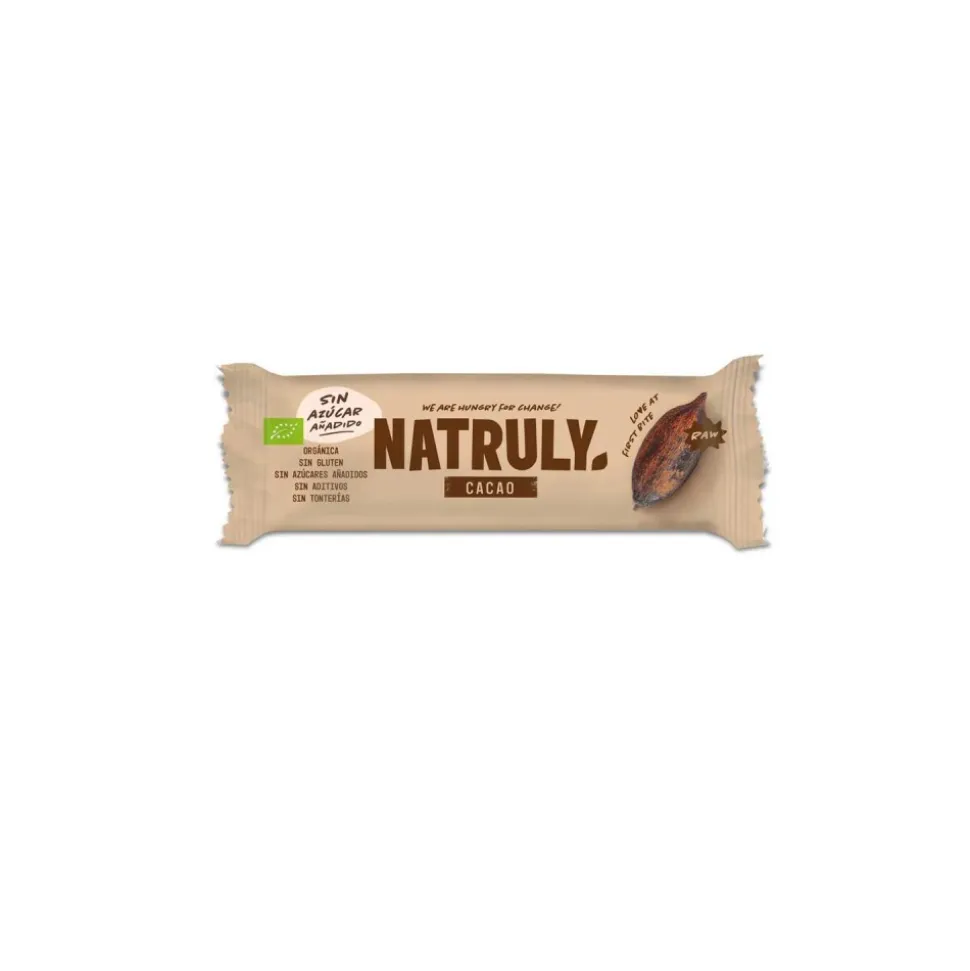 3 Barritas energéticas raw de dátiles, anacardos y cacao, ecológicas - Natruly