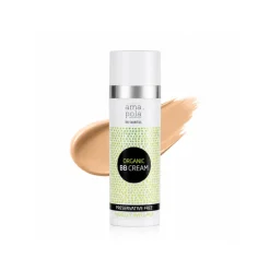 BB Cream - crema facial hidratante, con color y protección solar SPF 10, 30 ml - Amapola Biocosmétics