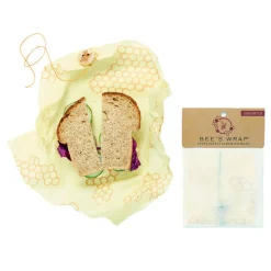 Bee's Wrap envoltorio de cera de abeja sándwich, modelo panal
