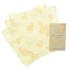 Bee's Wrap envoltorio de cera de abeja - 3 u. Grande, modelo panal