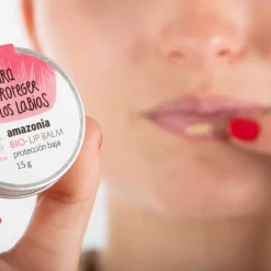 Bálsamo labial bio con protector solar, 15 ml - Amapola Biocosmetics