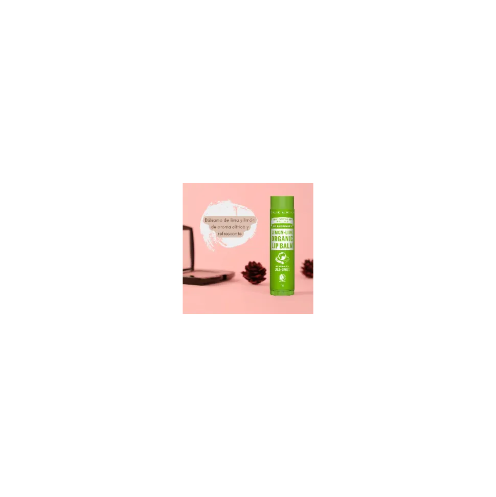 Bálsamo labial de lima y limón ecológico - Dr. Bronner´s