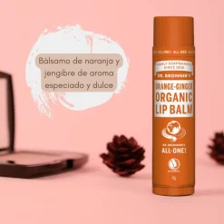 Bálsamo labial de naranja y jengibre - Dr. Bronner´s