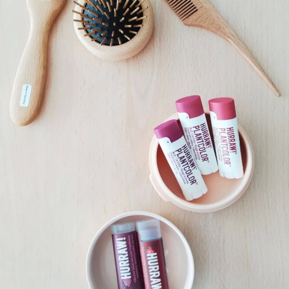 Bálsamo labial natural frambuesa - Hurraw