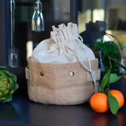 Bolsa de yute para frutas y verduras tamaño pequeño - Pebbly