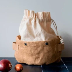 Bolsa de yute para frutas y verduras tamaño grande - Pebbly