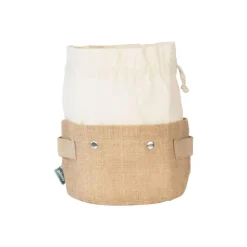 Bolsa de yute para frutas y verduras tamaño grande - Pebbly