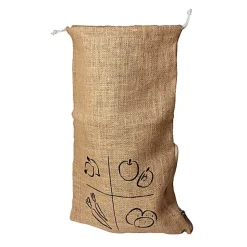 Bolsa de yute para frutas y verduras, tamaño grande - Ah table