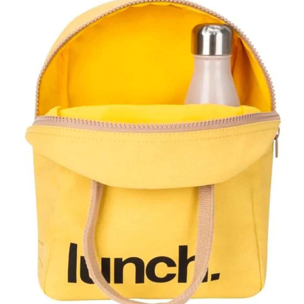Bolsa porta alimentos de algodón orgánico, Lunch, amarillo - Fluf