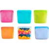 Bolsa porta alimentos de silicona platino, 828 ml - Stasher