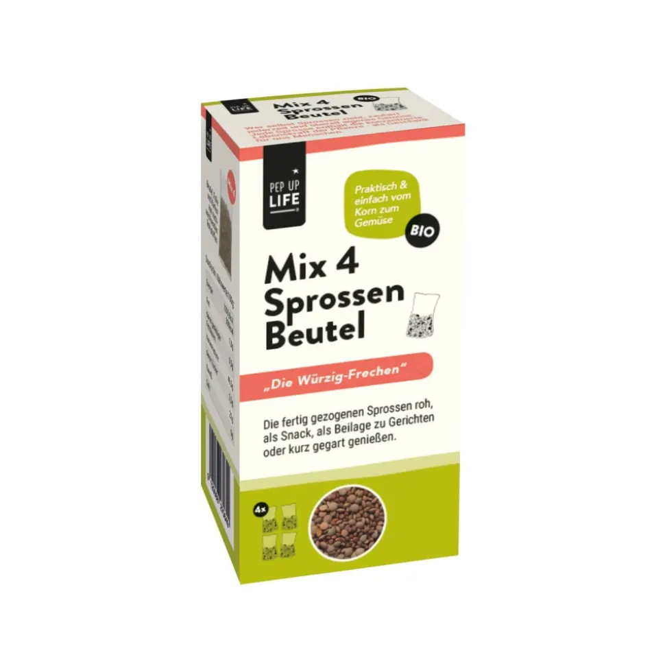Bolsitas Pep Up con mezcla de semillas para germinar ecológicas - Bio Mix 4
