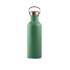 Botella de acero inoxidable, 500 ml, verde - Bambaw