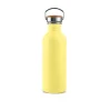 Botella de acero inoxidable, 750 ml, amarilla - Bambaw