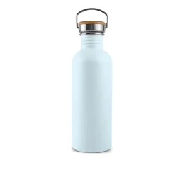 Botella de acero inoxidable, 1000 ml, azul - Bambaw