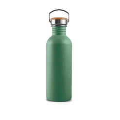 Botella de acero inoxidable, 750 ml, verde - Bambaw