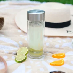 Botella de cristal con dos filtros - 320 ml