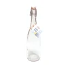 Botella de cristal hermética 750 ml, con tapón de porcelana - Ah table
