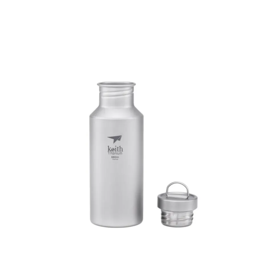 Botella de titanio 550 ml, Sport - Keith