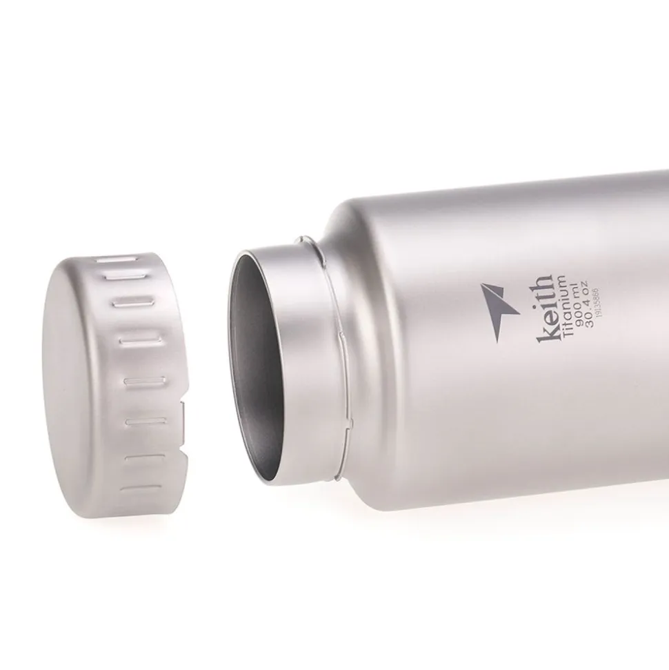 Botella de titanio 900 ml, Sport - Keith