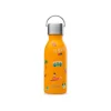 Botella térmica acero inoxidable para niños, playa, amarilla, 350 ml - Qwetch