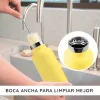 Botella térmica de acero inoxidable, 1000 ml, amarilla - Bambaw