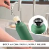 Botella térmica de acero inoxidable, 750 ml, verde - Bambaw