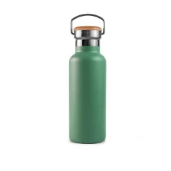 Botella térmica de acero inoxidable, 750 ml, verde - Bambaw