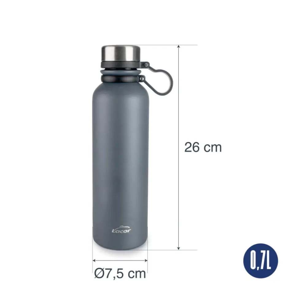 Botella térmica de acero inoxidable Eira, 700 ml - Lacor