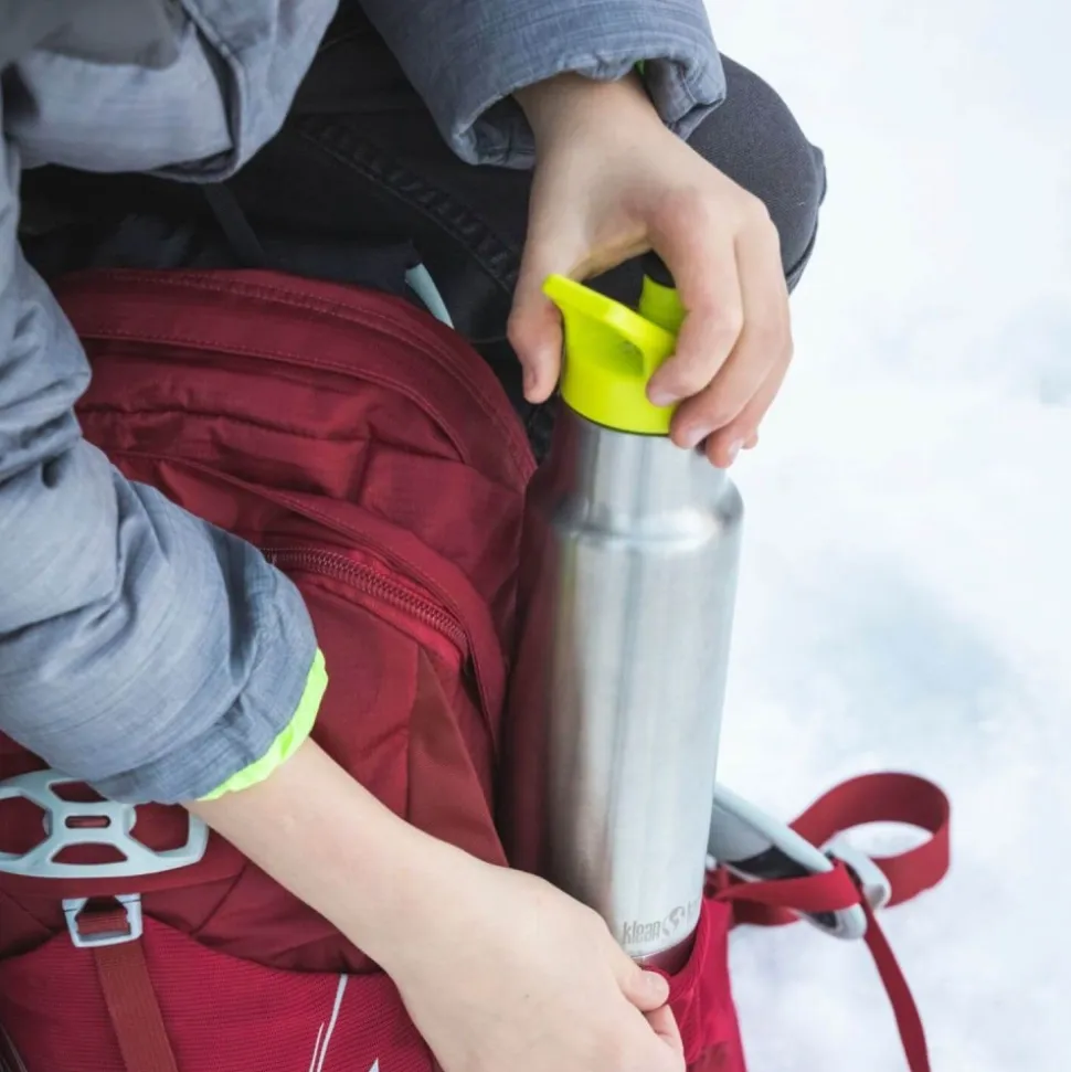 Botella térmica 355 ml infantil acero inoxidable, con tapón sport - Klean Kanteen