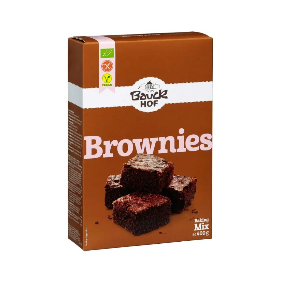 Brownie de chocolate sin gluten, ecológico - Bauckhof