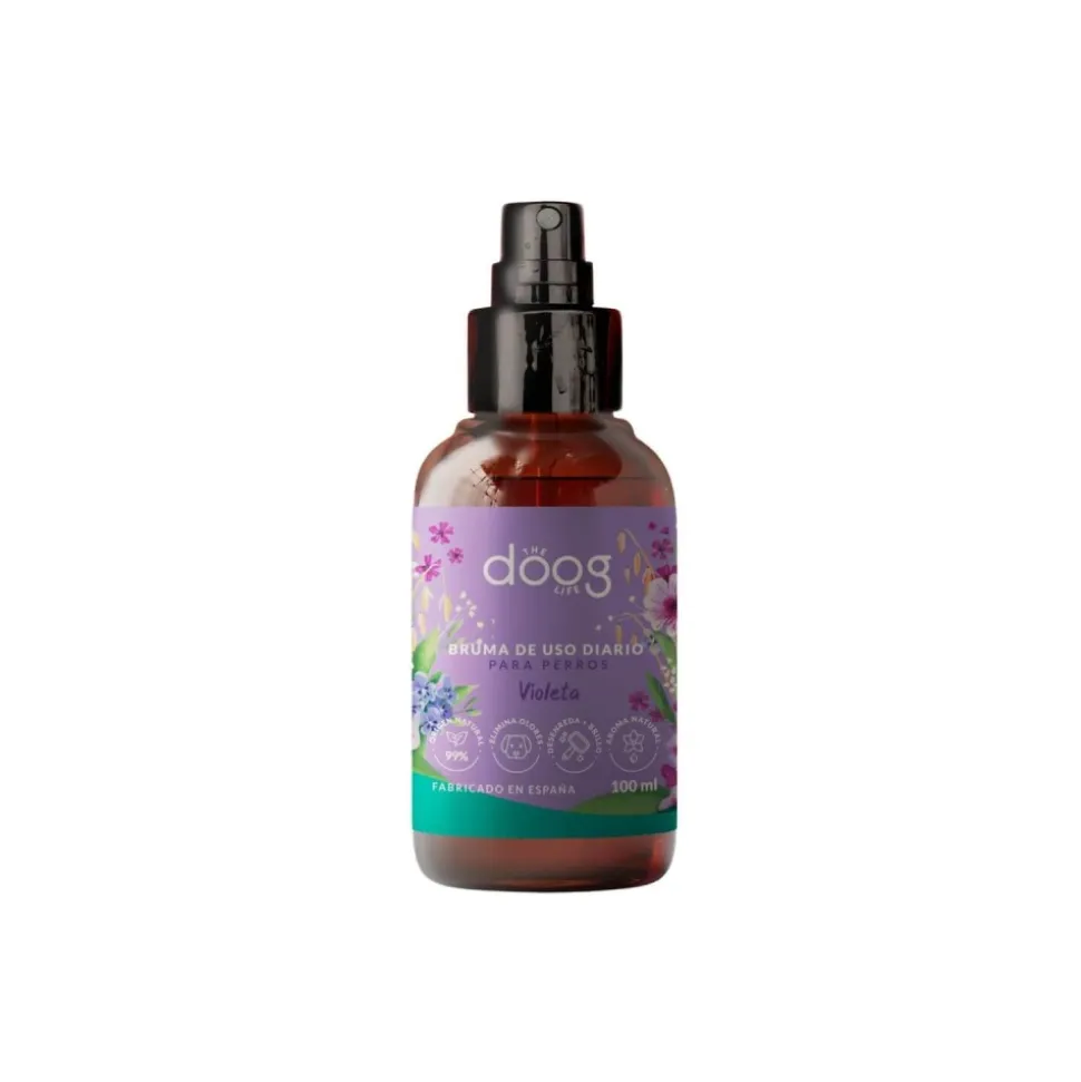 Bruma de uso diario Violeta ecológica para perros, 100 ml - The Doog Life