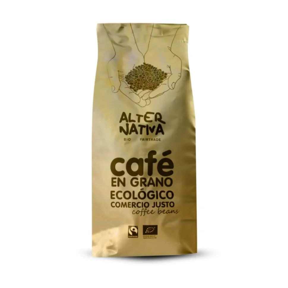Café en grano ecológico descafeinado, 1 kg - Alternativa 3