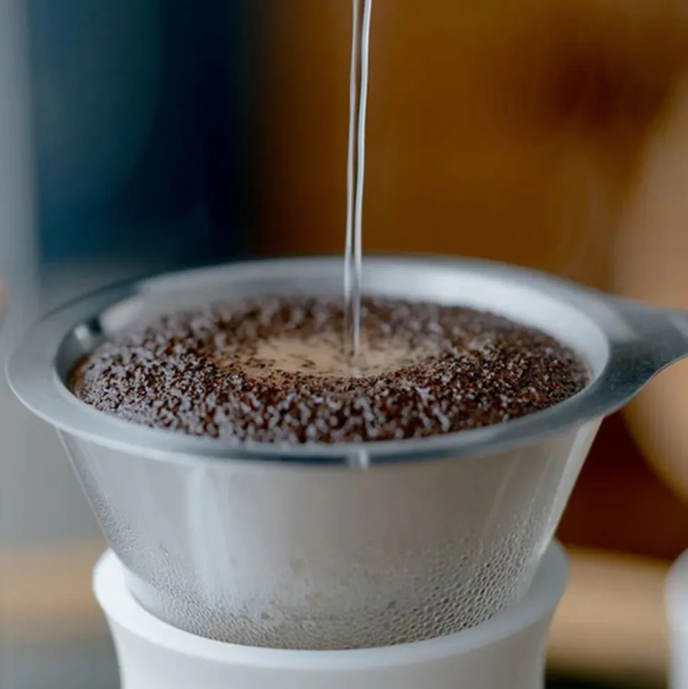 Cafetera de goteo con cuello de silicona, 400 ml - Hario