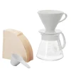 Cafetera de goteo cristal y cerámica V60, 600 ml - Hario