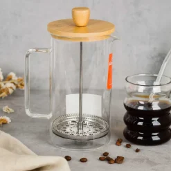 Cafetera francesa cristal, Wood, 350 ml - Lacor