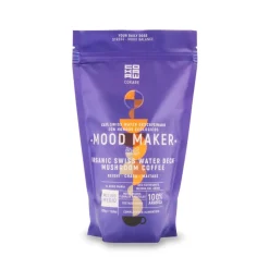 Café molido ecológico descafeinado con Reishi, Chaga y Maitake, 250 g - Cokare
